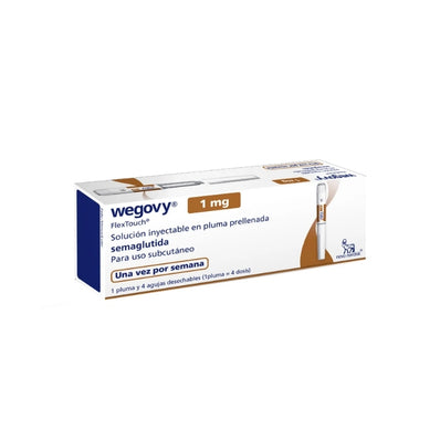 Wegovy 1Mg/Dosis 4Mg/3Ml(1.34Mg/Ml) Solución Inyectable Caja 1 Penfill 3Ml + 4 Agujas