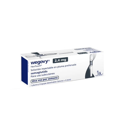 Wegovy 2.4Mg/Dosis 9.6Mg/3Ml(3.2Mg/Ml) Solución Inyectable Caja 1 Penfill 3Ml + 4 Agujas