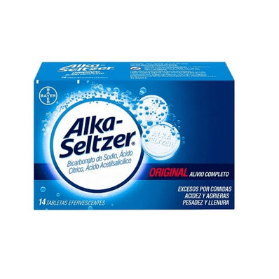 Alka Seltzer Caja x 14 Tabletas Efervescentes Bayer
