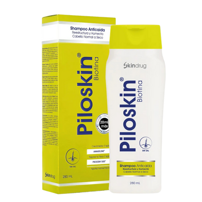 Piloskin Biotina Uso Diario Champu Anticaida x 280 ml | Skindrug