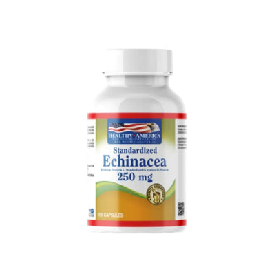 Echinacea 250 mg Frasco x 100 Cápsulas Healthy America