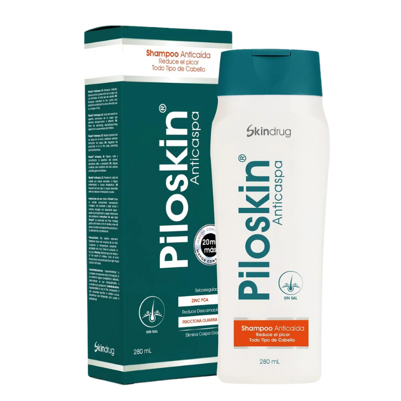 Piloskin Champu Anticaspa Y Anticaida 280 Ml | Skindrug