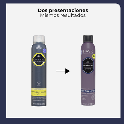 Shampoo seco con carbón activado 122 g | Hask