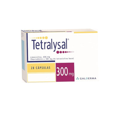Tetralysal 300 mg Caja x 28 Cápsulas