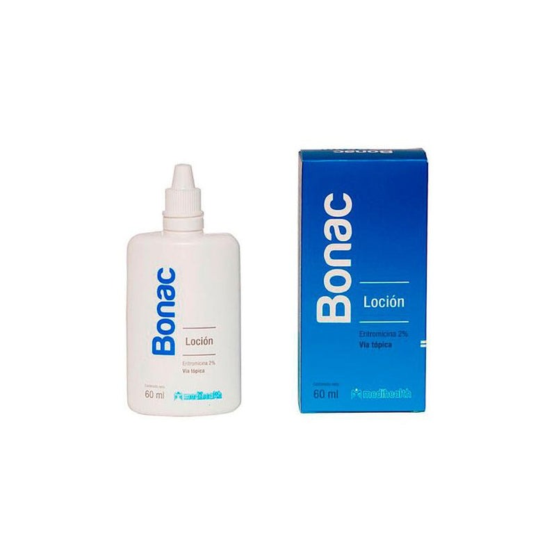 BONAC LOCION ERITROMEICINA 2 60 ML MEDIHEALTH - Bellefarma (590640709683)