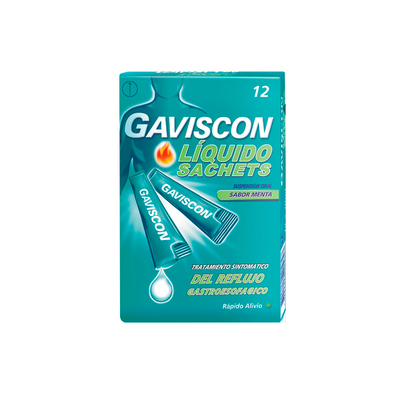 GASVISCON LIQUIDO SACHETS X 12 SACHETS