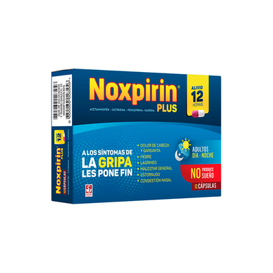 Noxpirin Plus Caja Con 12 Cápsulas