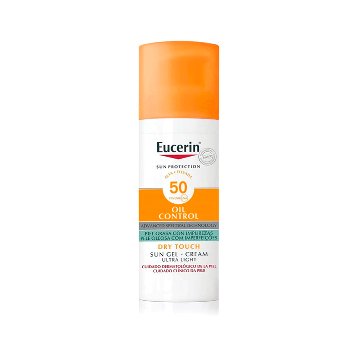 SUN GEL CREME OIL CONTROL FPS 50 EUCERIN EUCERIN | Belle farma