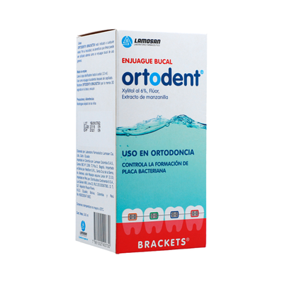 ENJUAGUE ORTODENT X 240ML LAMOSAN | Belle farma