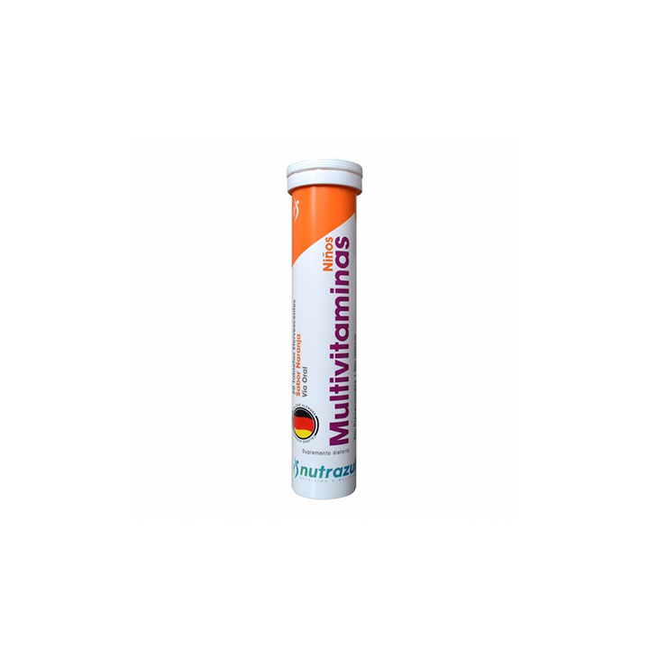 Multivitaminas Niños Frasxo X 20 Tabletas Efervecentes