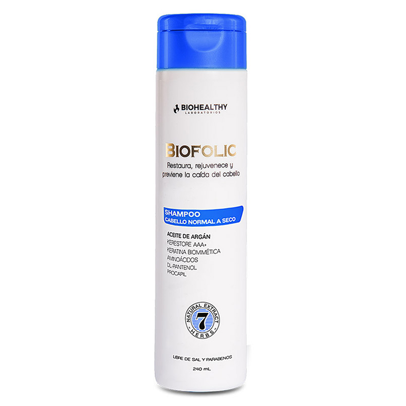 Biofolic Shampoo Cabello Normal - Seco 240 ml | Biohealty