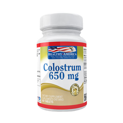 Colostrum 650 mg x 60 Tabletas / Healthy America