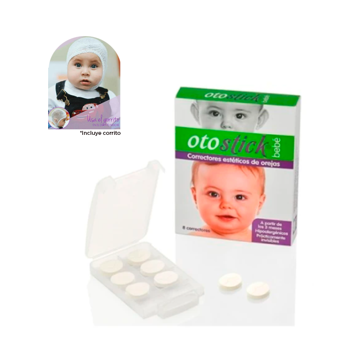 Otostick Corrector de orejas para bebé + Gorro